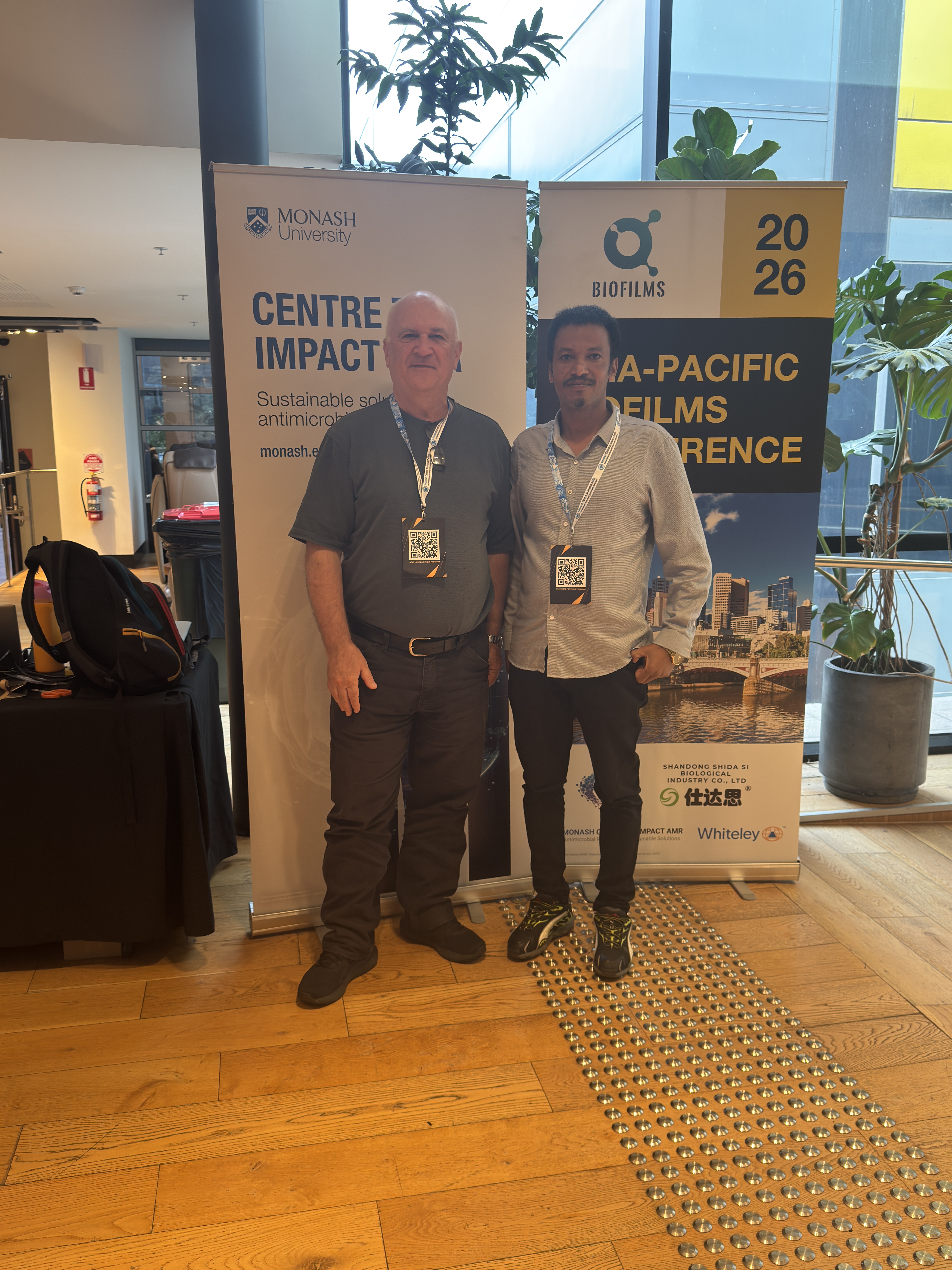 Gebreselassie Demeke Mihiretie at Asia-Pacific Biofilms 2026