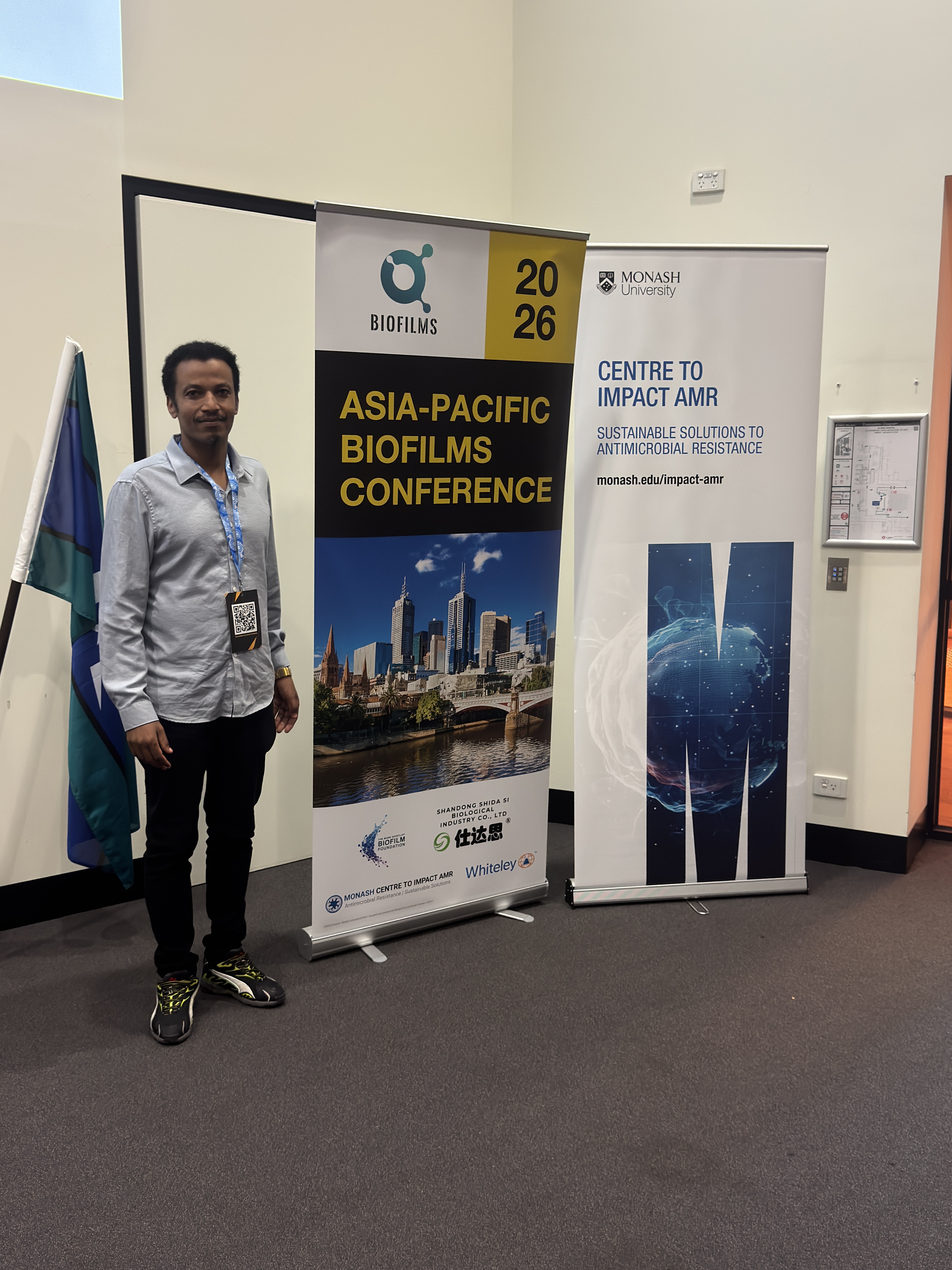 Gebreselassie Demeke Mihiretie at Asia-Pacific Biofilms 2026