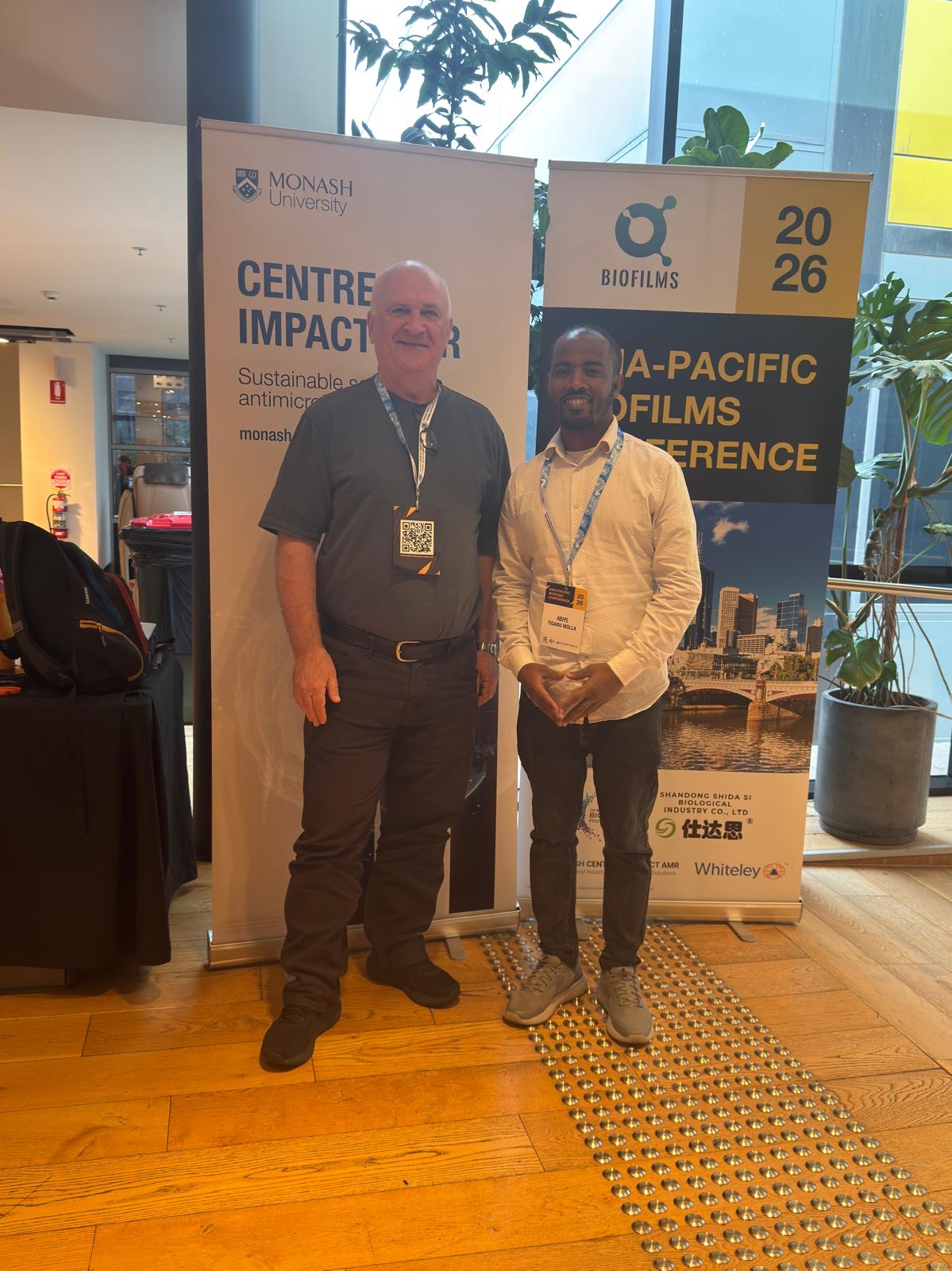 Abiye Tigabu Molla at Asia-Pacific Biofilms 2026