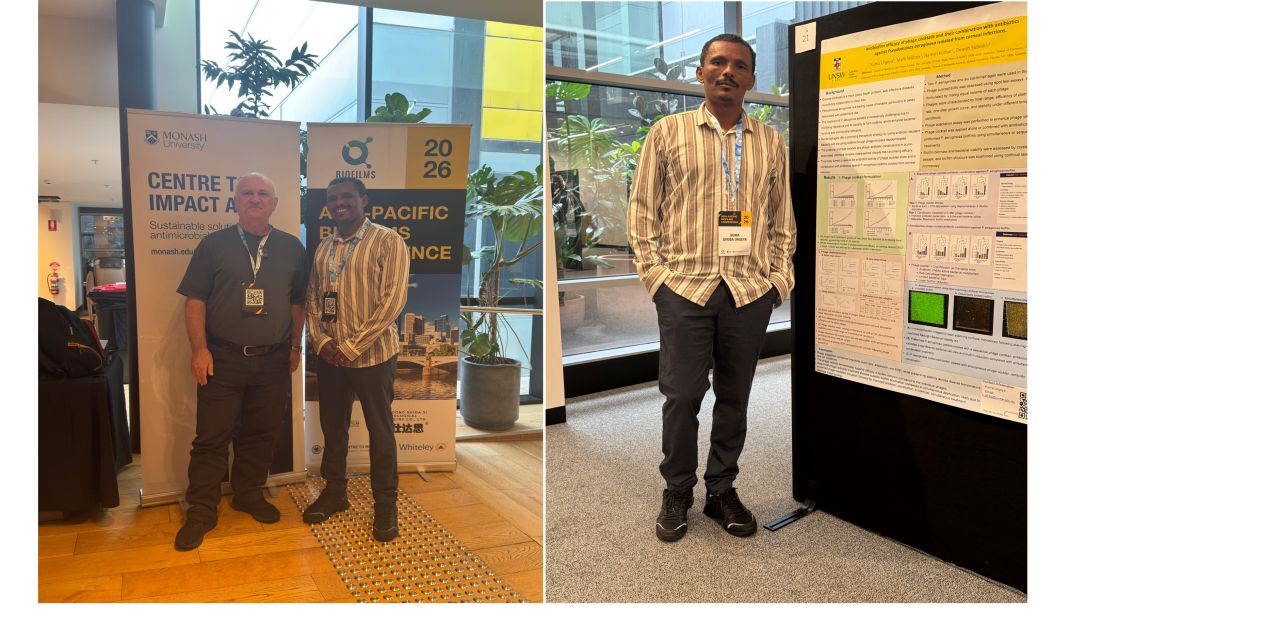 Kuma Urgeya Diriba at Asia-Pacific Biofilms 2026