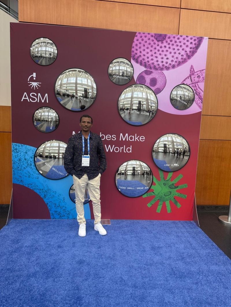 Kuma Urgeya Diriba at ASM Microbe 2026