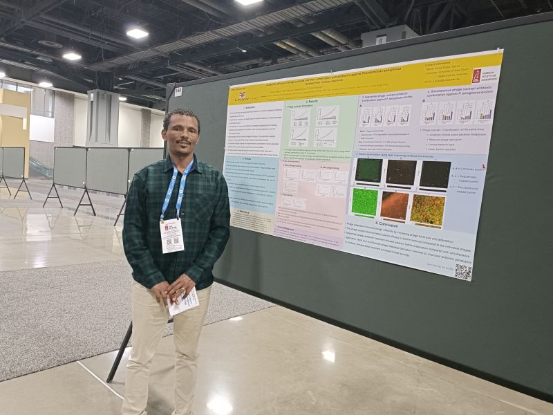 Kuma Urgeya Diriba at ASM Microbe 2026