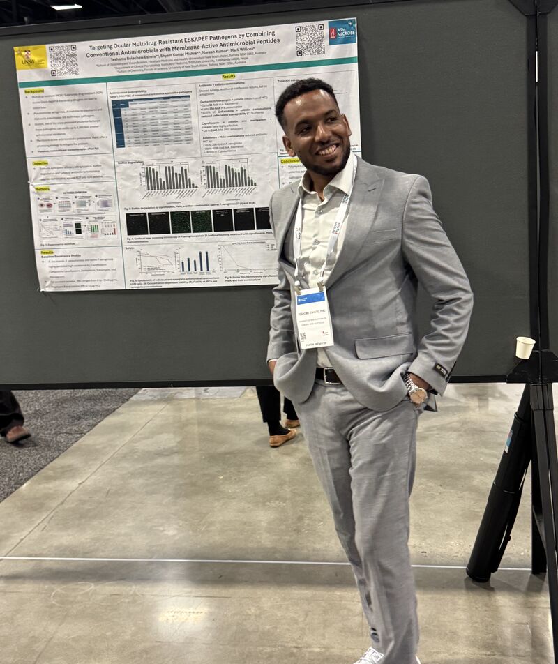 Teshome Belachew Eshete at ASM Microbe 2026