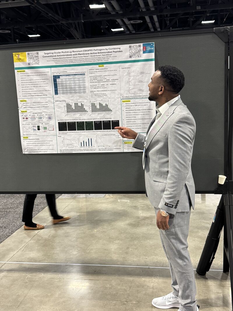 Teshome Belachew Eshete at ASM Microbe 2026