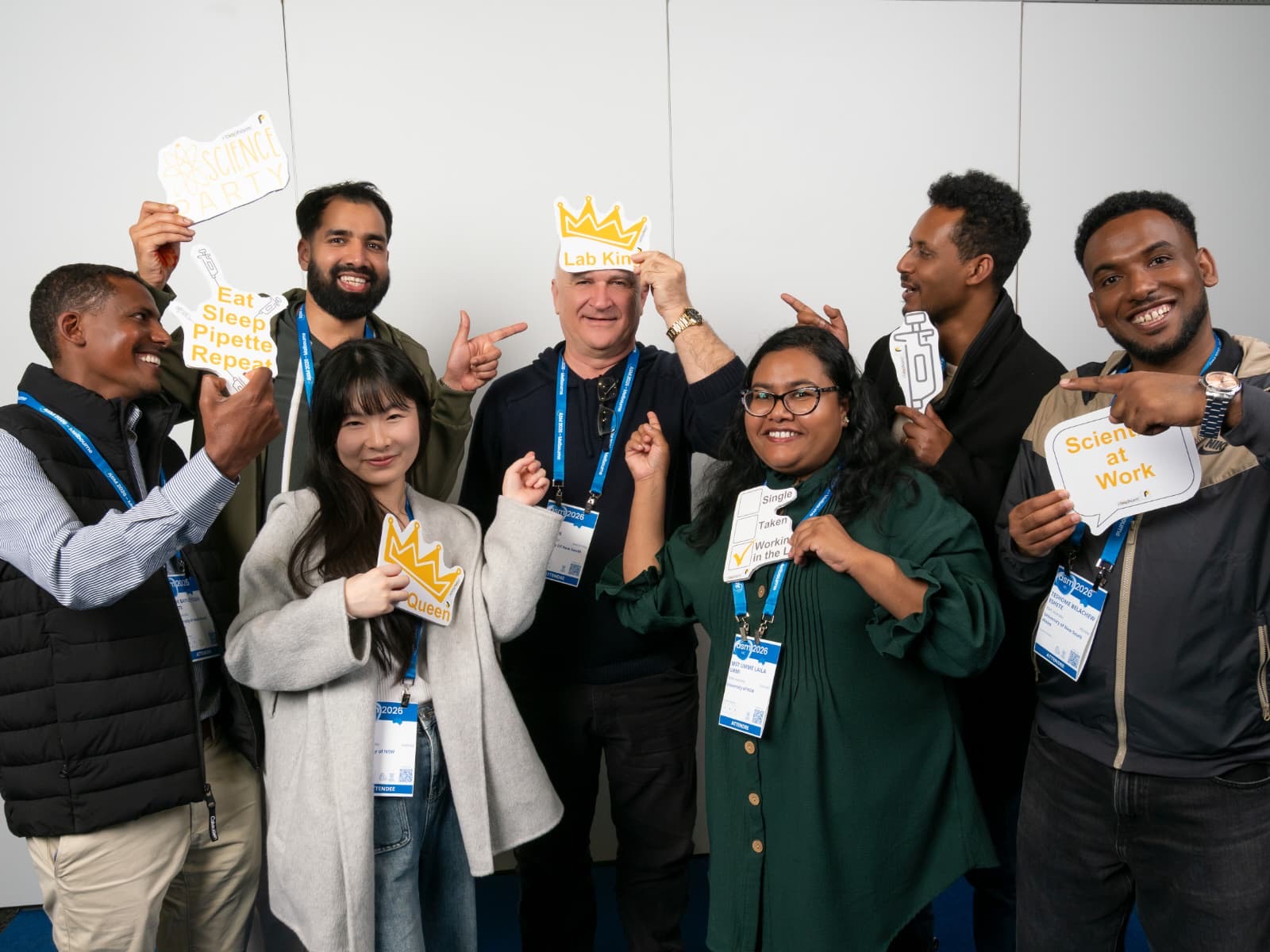 Willcox Lab scavenger hunt team at ASM 2026 Melbourne